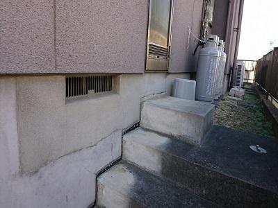 豊田市　基礎塗装　外壁劣化