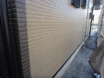 稲沢市で外壁塗装　施工後の様子