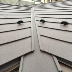 屋根嵩上げ重ね葺き　施工後