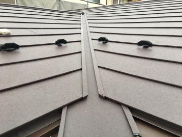屋根嵩上げ重ね葺き　施工後