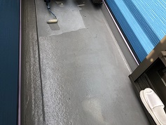 外壁塗装　施工中