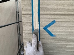 外壁塗装　施工中