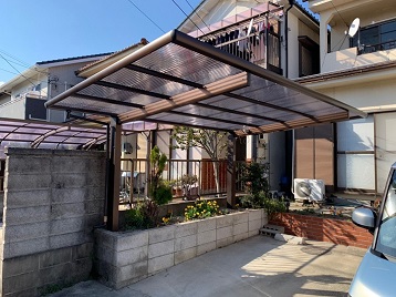 カーポートリフォーム　施工後