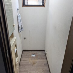 トイレリフォーム　施工中