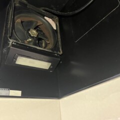 レンジフード　施工中