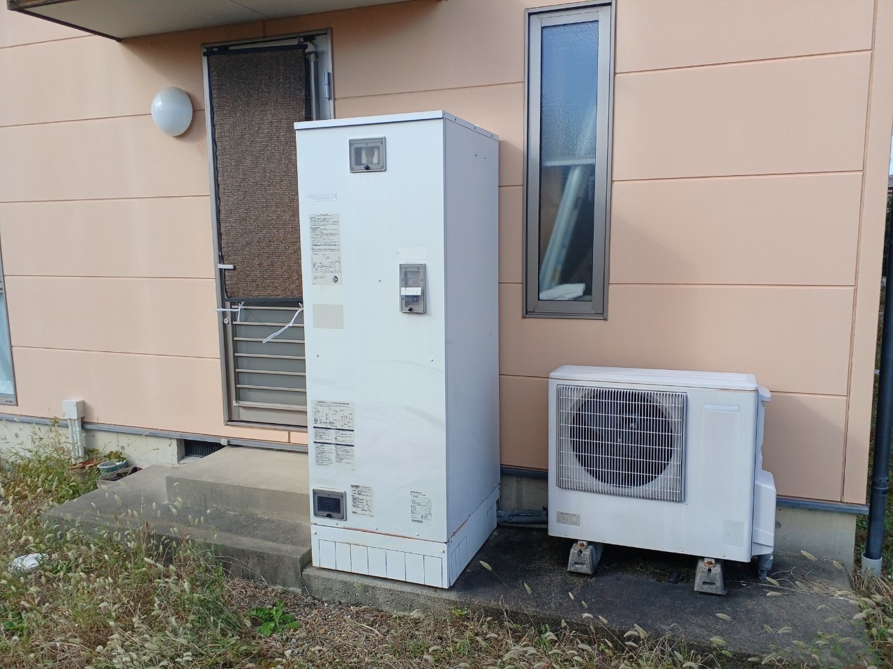 エコキュート　施工前