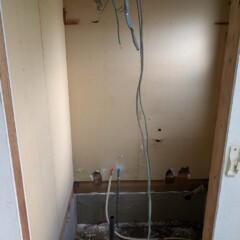 ユニットバス　施工中
