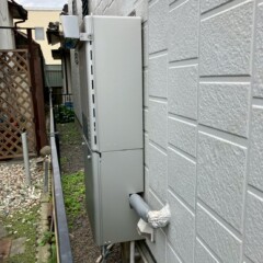 ガス給湯器　施工後