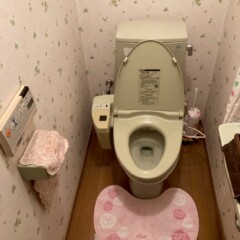 トイレ交換工事　施工前